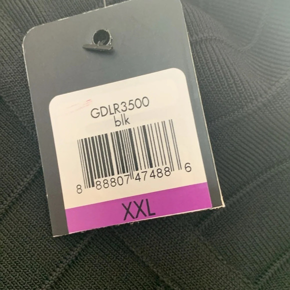 Guess V-neck Bandage Dress In Black Size XXL - Picture 9 of 10